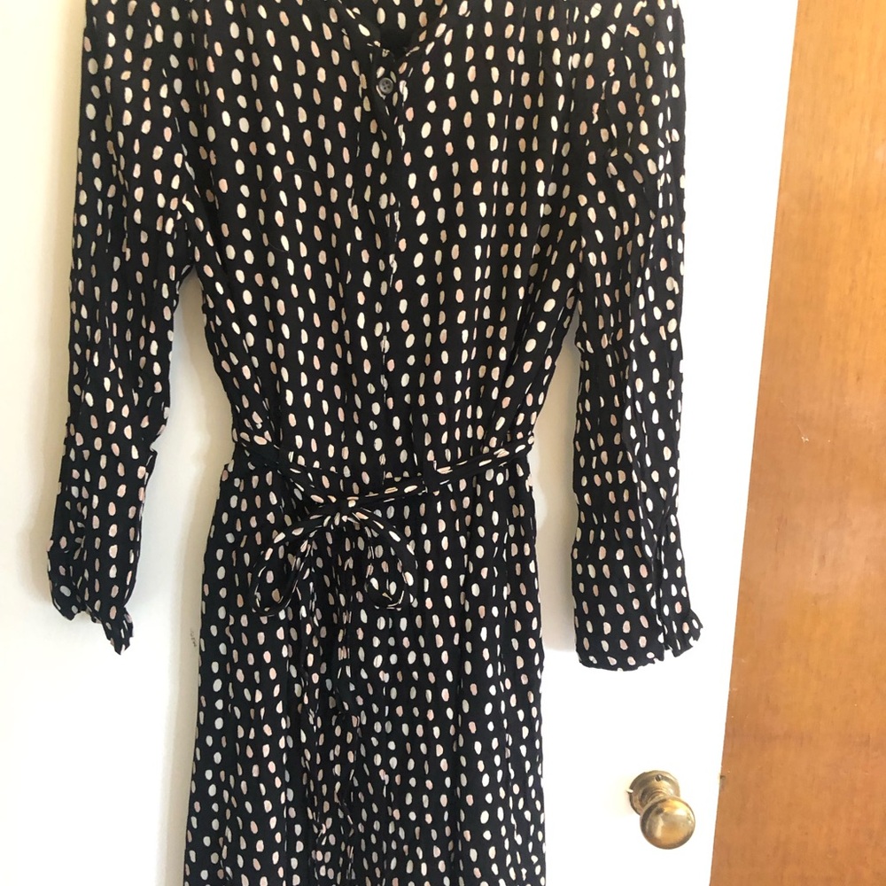 Black and White Polka Dot Dress